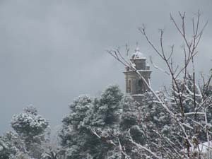 Campanile del Convento - nevicata 2011